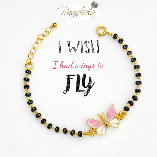 24KT Gold plated Butterfly Nazariya