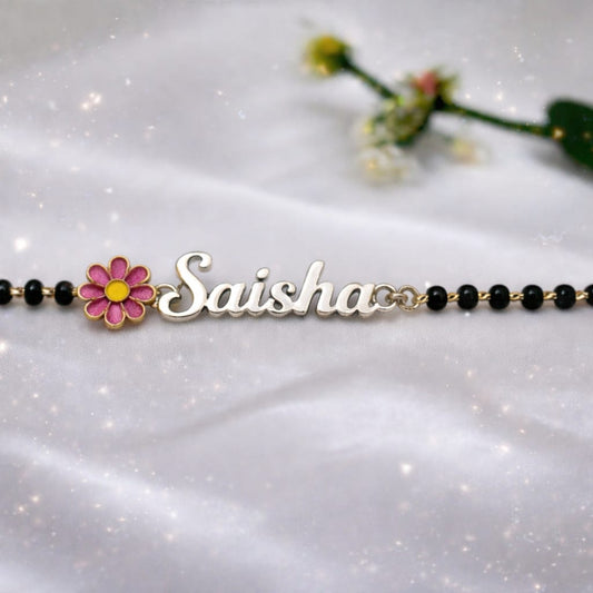 Personalized Flower Nazariya Bracelet 🌸