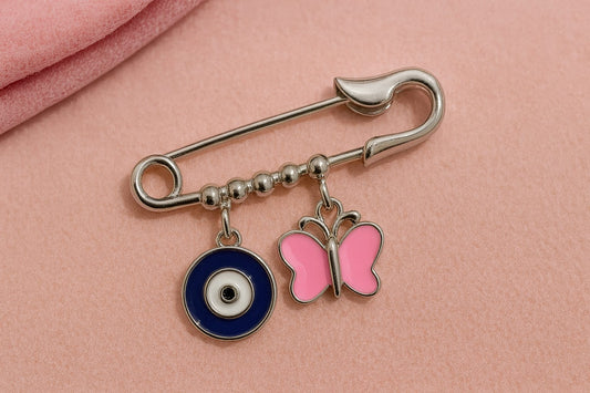 Evileye Silver Brooch pin